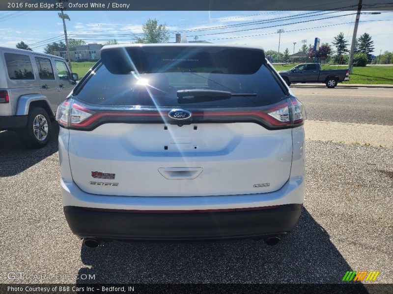 Oxford White / Ebony 2016 Ford Edge SE