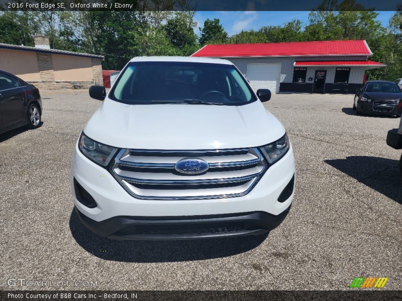 Oxford White / Ebony 2016 Ford Edge SE