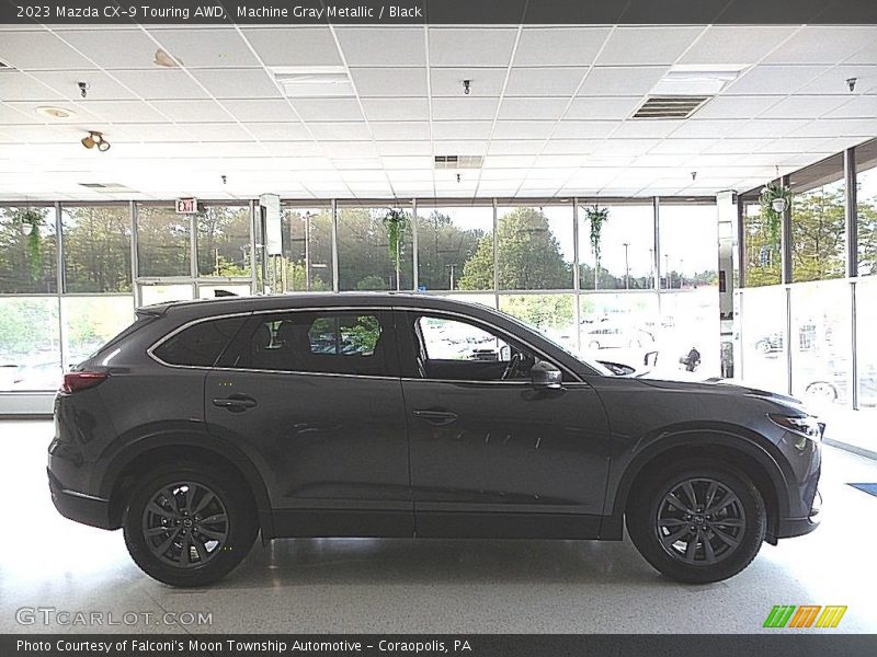 Machine Gray Metallic / Black 2023 Mazda CX-9 Touring AWD