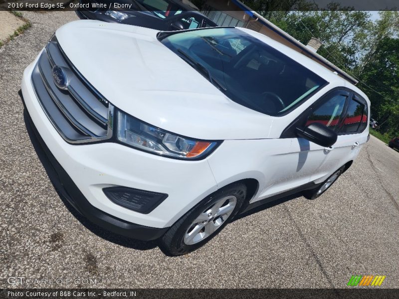 Oxford White / Ebony 2016 Ford Edge SE