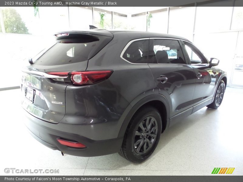Machine Gray Metallic / Black 2023 Mazda CX-9 Touring AWD
