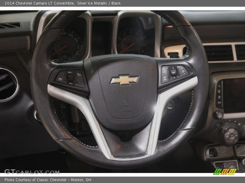 Silver Ice Metallic / Black 2014 Chevrolet Camaro LT Convertible