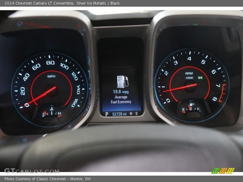 Silver Ice Metallic / Black 2014 Chevrolet Camaro LT Convertible
