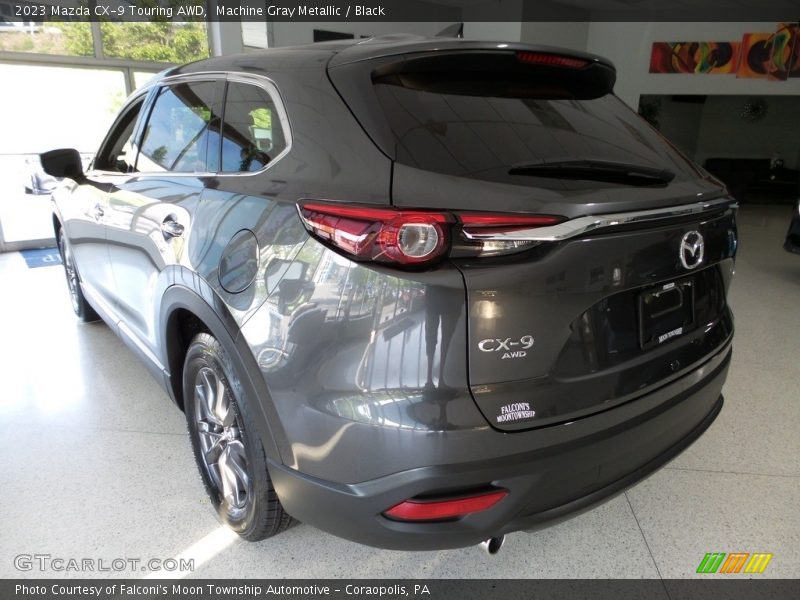 Machine Gray Metallic / Black 2023 Mazda CX-9 Touring AWD