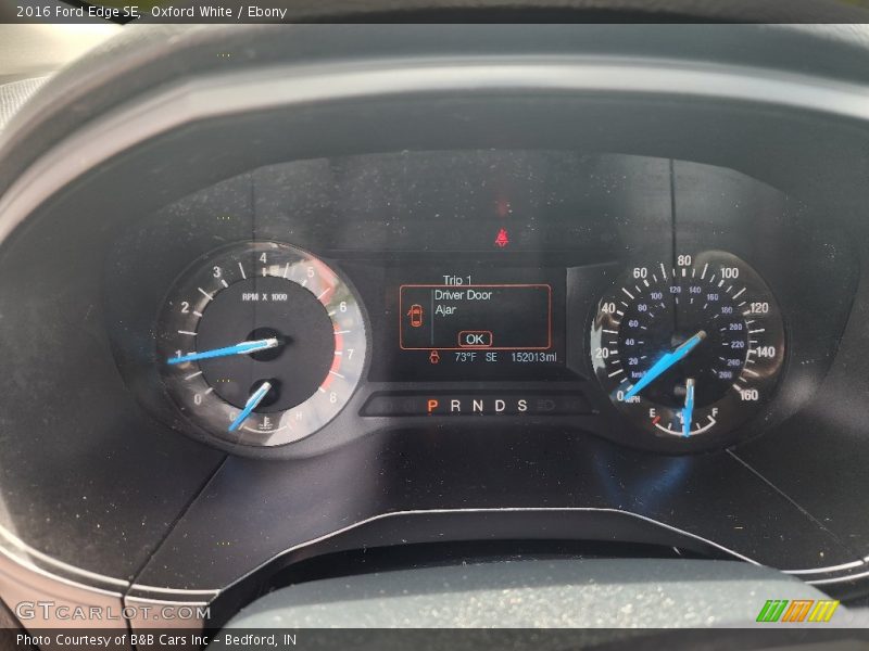 Oxford White / Ebony 2016 Ford Edge SE