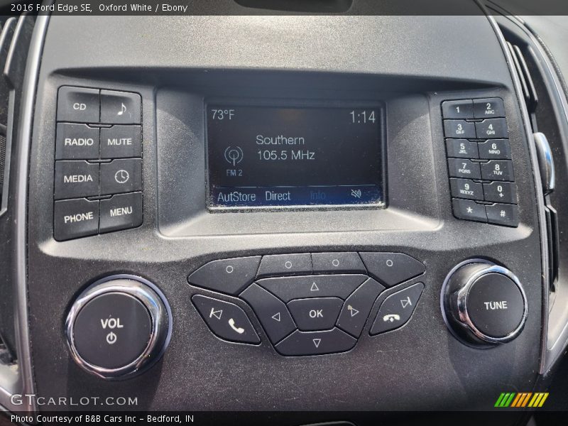 Oxford White / Ebony 2016 Ford Edge SE