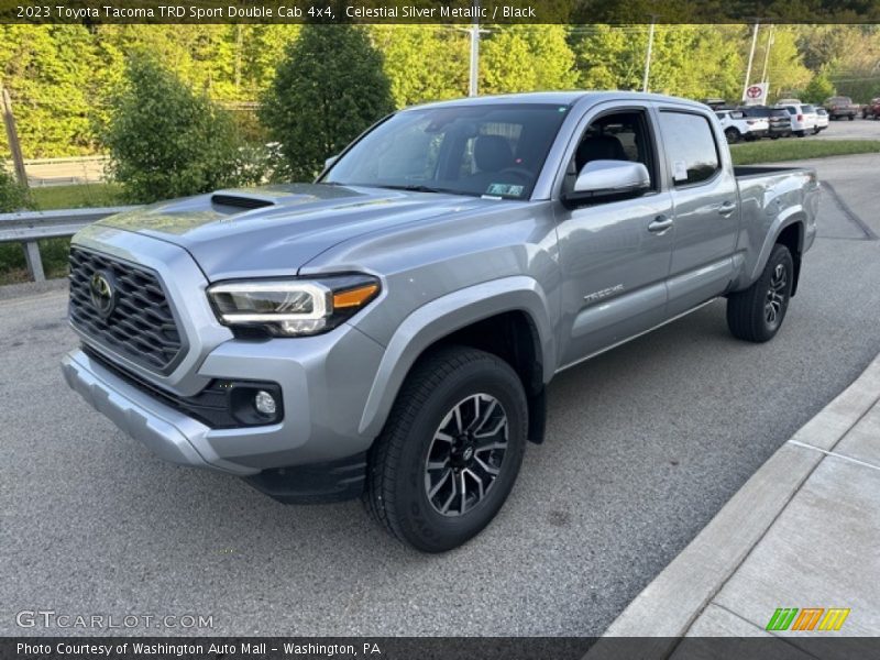 Celestial Silver Metallic / Black 2023 Toyota Tacoma TRD Sport Double Cab 4x4