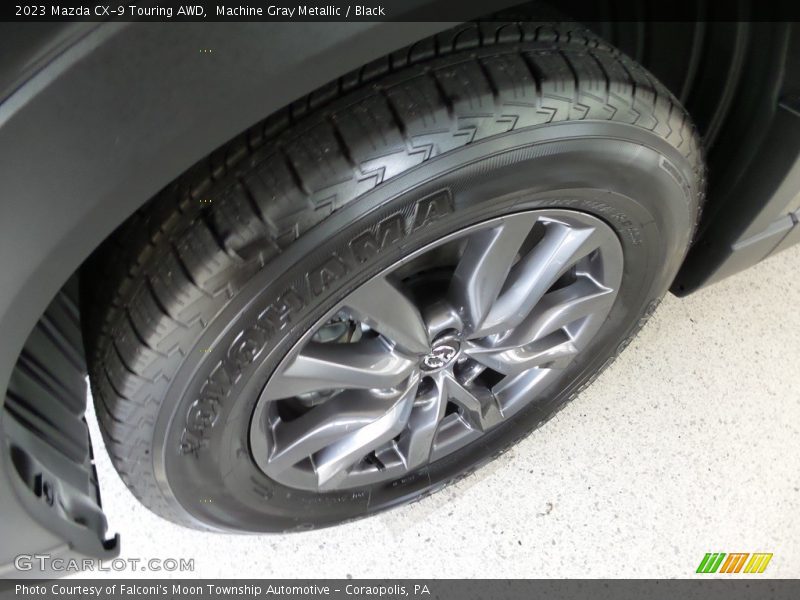 Machine Gray Metallic / Black 2023 Mazda CX-9 Touring AWD