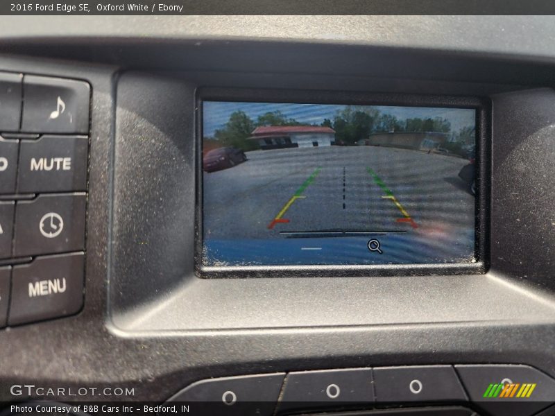 Oxford White / Ebony 2016 Ford Edge SE