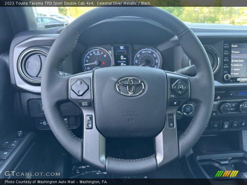 Celestial Silver Metallic / Black 2023 Toyota Tacoma TRD Sport Double Cab 4x4