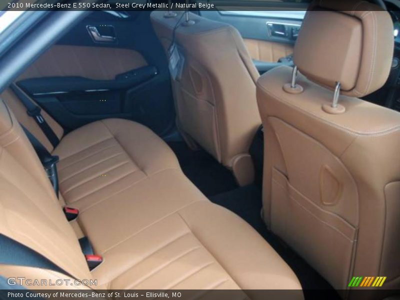 Steel Grey Metallic / Natural Beige 2010 Mercedes-Benz E 550 Sedan