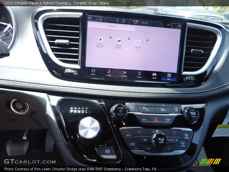 Ceramic Gray / Black 2023 Chrysler Pacifica Hybrid Touring L