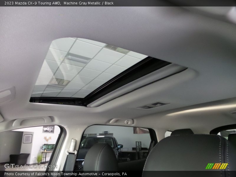 Machine Gray Metallic / Black 2023 Mazda CX-9 Touring AWD