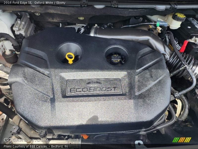 Oxford White / Ebony 2016 Ford Edge SE