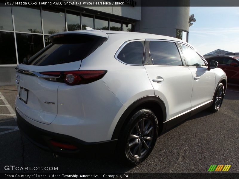 Snowflake White Pearl Mica / Black 2023 Mazda CX-9 Touring AWD
