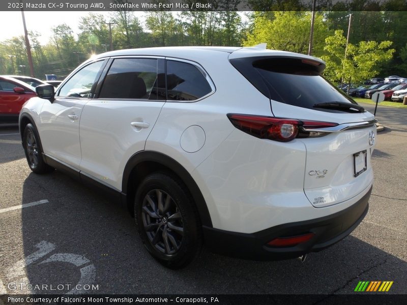 Snowflake White Pearl Mica / Black 2023 Mazda CX-9 Touring AWD