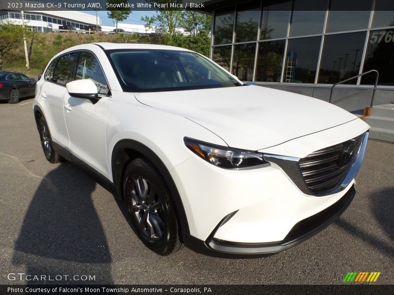 Snowflake White Pearl Mica / Black 2023 Mazda CX-9 Touring AWD