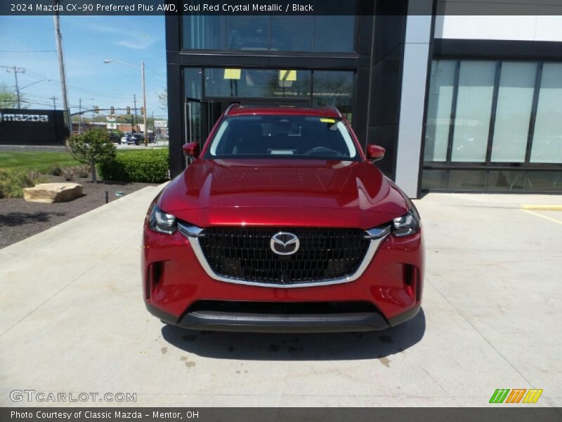 Soul Red Crystal Metallic / Black 2024 Mazda CX-90 Preferred Plus AWD