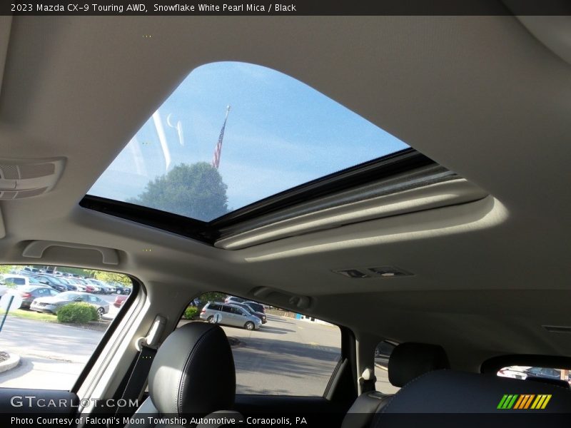Snowflake White Pearl Mica / Black 2023 Mazda CX-9 Touring AWD