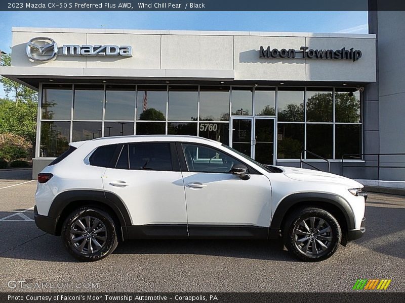 Wind Chill Pearl / Black 2023 Mazda CX-50 S Preferred Plus AWD