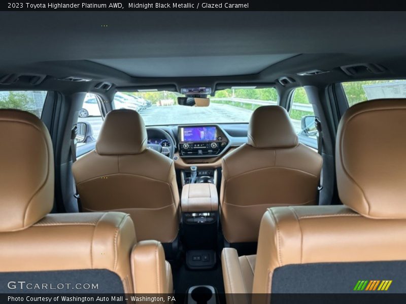 Midnight Black Metallic / Glazed Caramel 2023 Toyota Highlander Platinum AWD