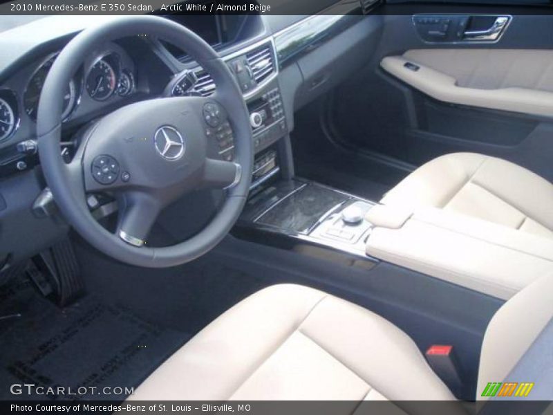 Arctic White / Almond Beige 2010 Mercedes-Benz E 350 Sedan