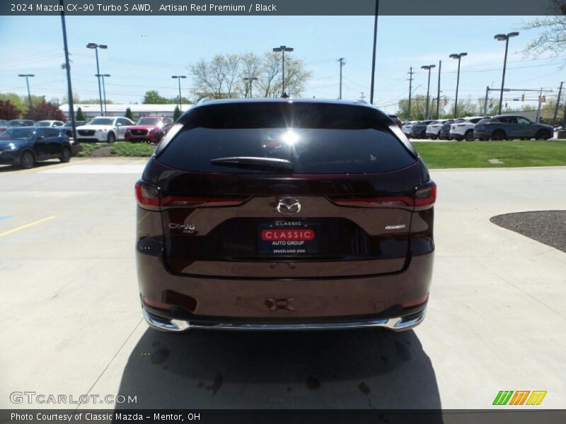Artisan Red Premium / Black 2024 Mazda CX-90 Turbo S AWD