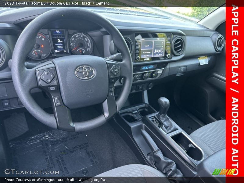 Black / Cement 2023 Toyota Tacoma SR Double Cab 4x4