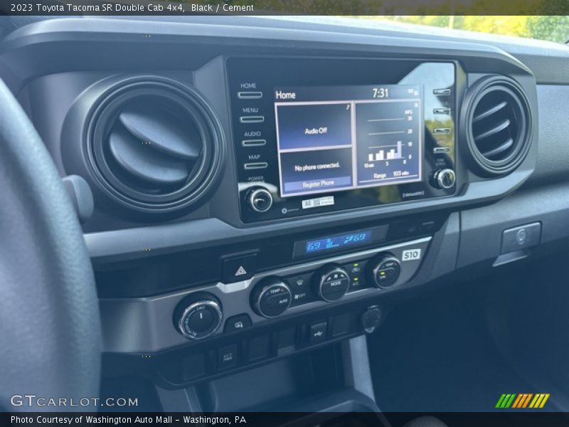 Black / Cement 2023 Toyota Tacoma SR Double Cab 4x4