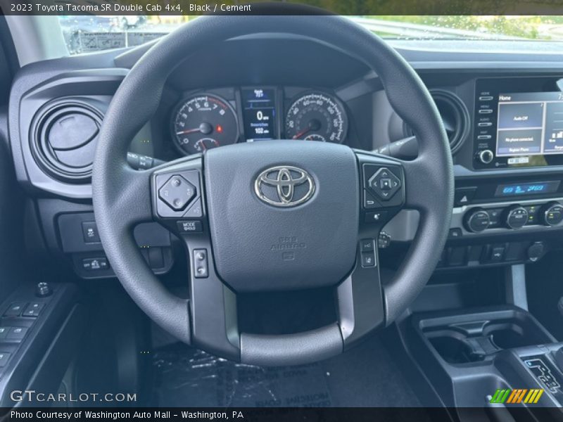 Black / Cement 2023 Toyota Tacoma SR Double Cab 4x4