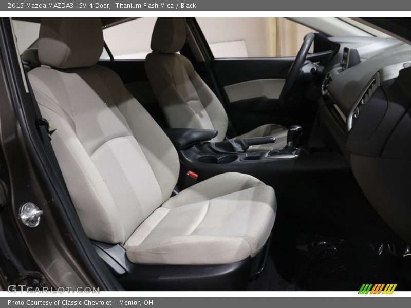 Titanium Flash Mica / Black 2015 Mazda MAZDA3 i SV 4 Door