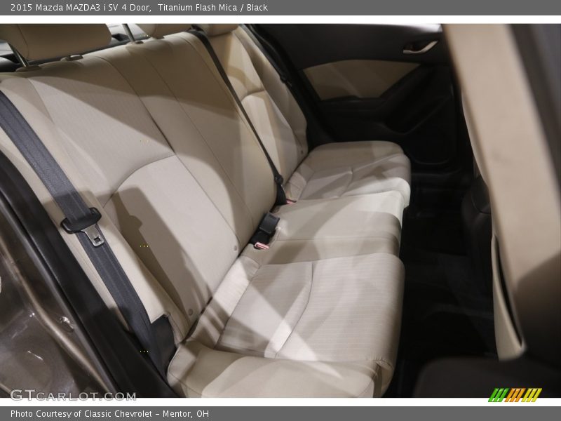Titanium Flash Mica / Black 2015 Mazda MAZDA3 i SV 4 Door