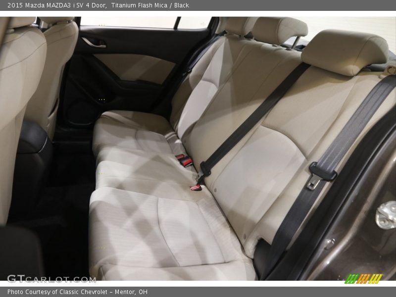 Titanium Flash Mica / Black 2015 Mazda MAZDA3 i SV 4 Door