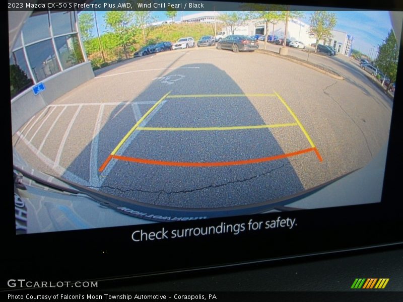Wind Chill Pearl / Black 2023 Mazda CX-50 S Preferred Plus AWD