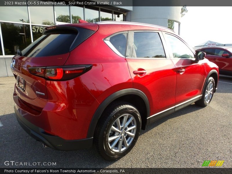 Soul Red Crystal Metallic / Black 2023 Mazda CX-5 S Preferred AWD