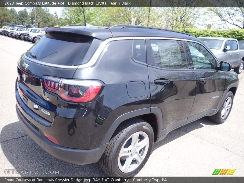 Diamond Black Crystal Pearl / Black 2023 Jeep Compass Latitude 4x4