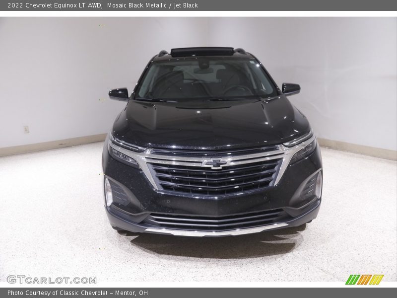 Mosaic Black Metallic / Jet Black 2022 Chevrolet Equinox LT AWD