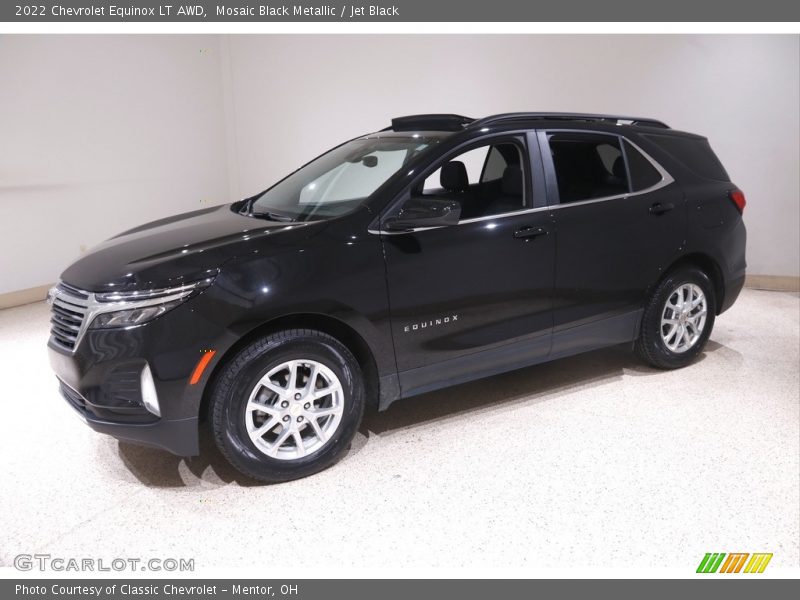 Mosaic Black Metallic / Jet Black 2022 Chevrolet Equinox LT AWD