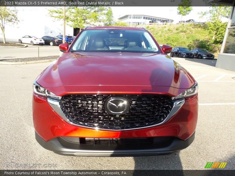 Soul Red Crystal Metallic / Black 2023 Mazda CX-5 S Preferred AWD