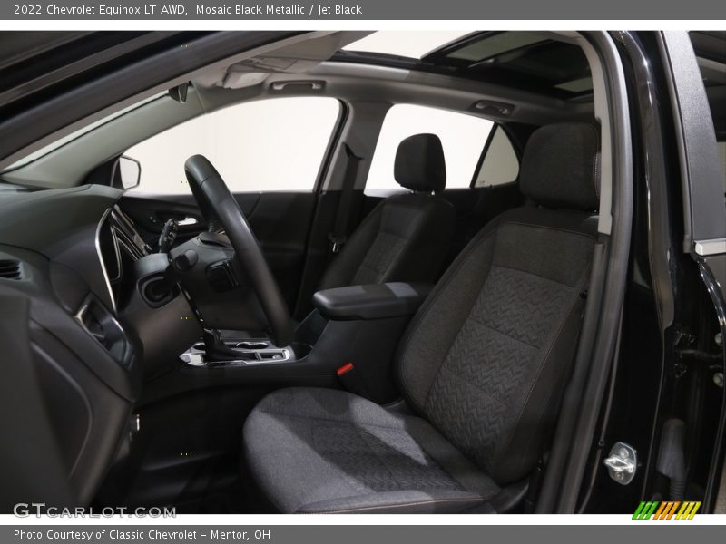 Mosaic Black Metallic / Jet Black 2022 Chevrolet Equinox LT AWD