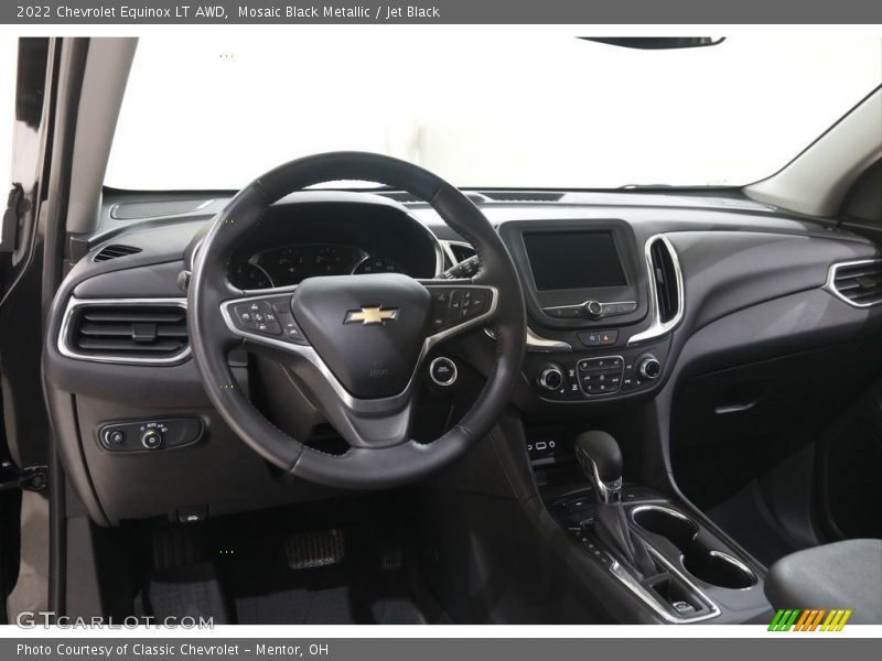 Mosaic Black Metallic / Jet Black 2022 Chevrolet Equinox LT AWD