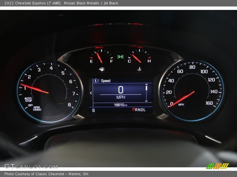 Mosaic Black Metallic / Jet Black 2022 Chevrolet Equinox LT AWD