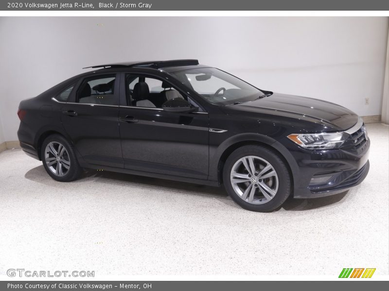 Black / Storm Gray 2020 Volkswagen Jetta R-Line