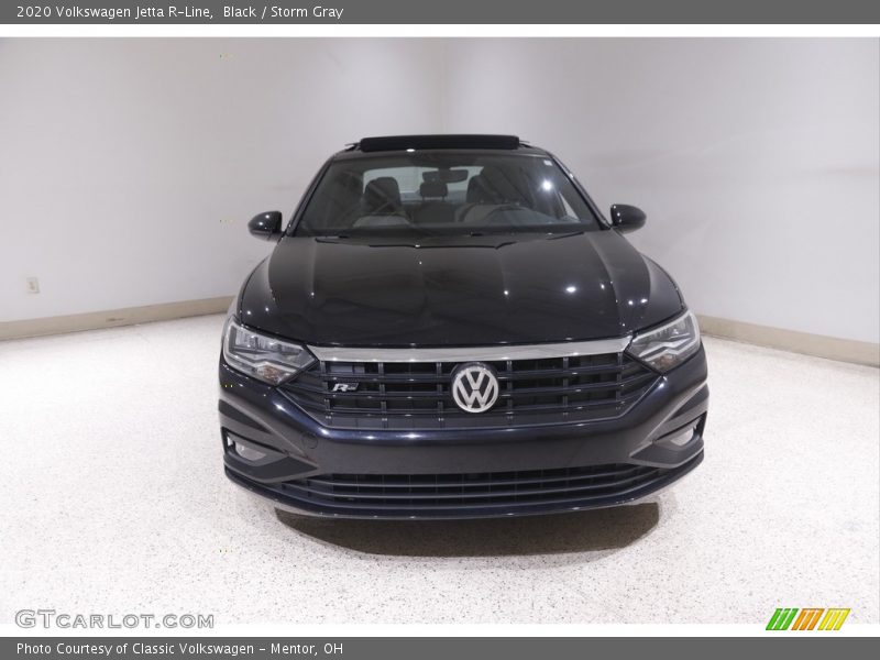 Black / Storm Gray 2020 Volkswagen Jetta R-Line