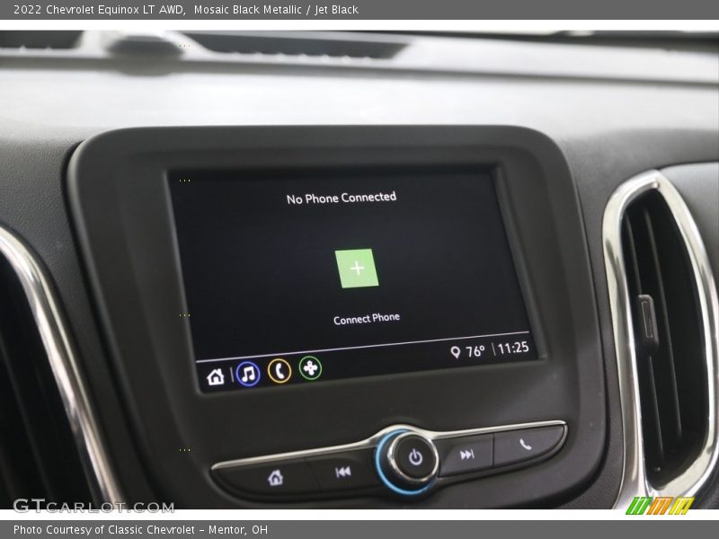 Mosaic Black Metallic / Jet Black 2022 Chevrolet Equinox LT AWD