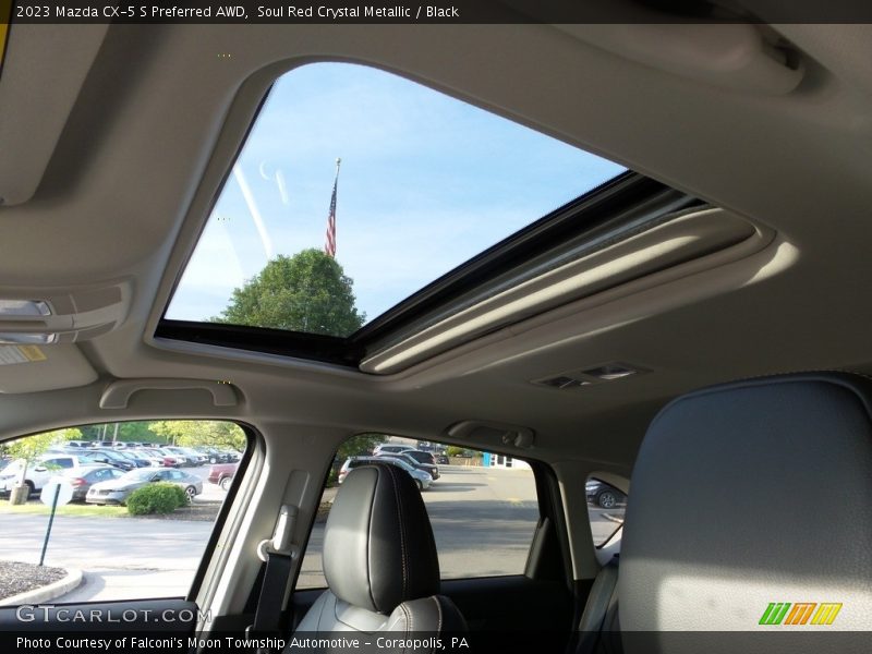 Soul Red Crystal Metallic / Black 2023 Mazda CX-5 S Preferred AWD