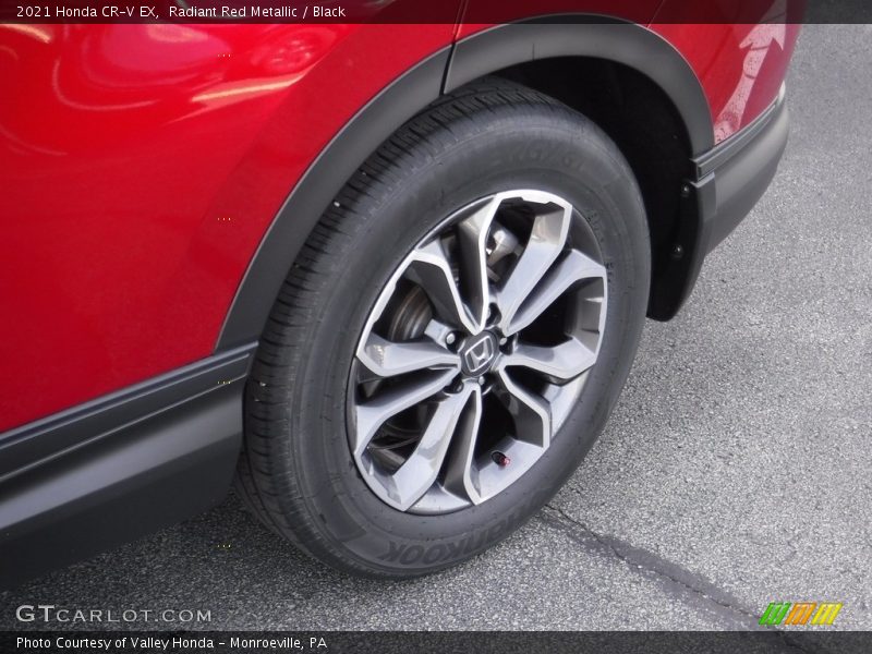 Radiant Red Metallic / Black 2021 Honda CR-V EX