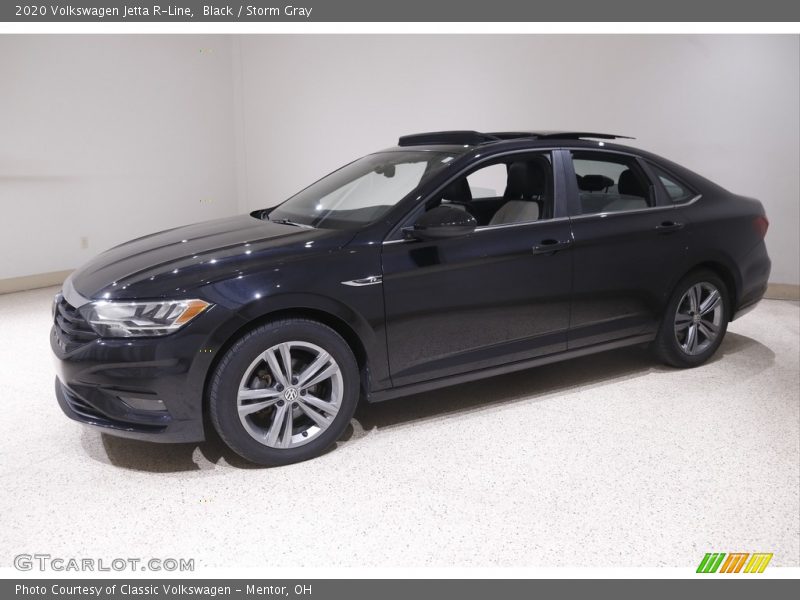 Black / Storm Gray 2020 Volkswagen Jetta R-Line