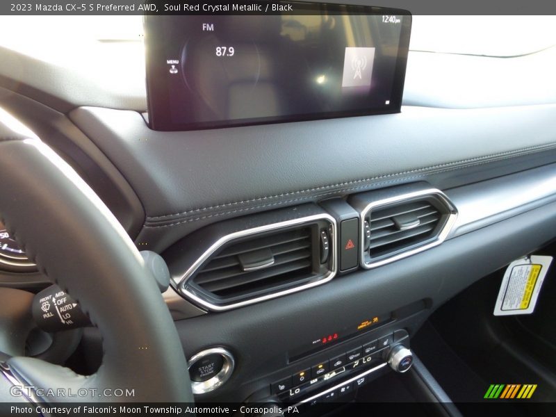 Soul Red Crystal Metallic / Black 2023 Mazda CX-5 S Preferred AWD