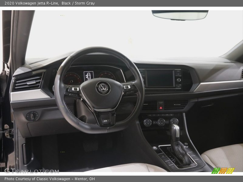 Black / Storm Gray 2020 Volkswagen Jetta R-Line